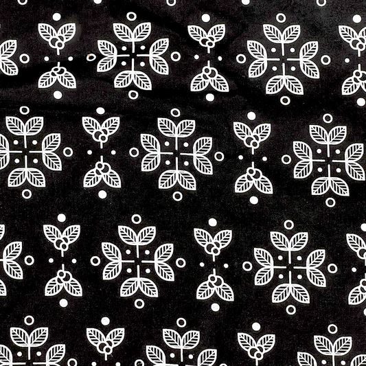black and white bandana pattern
